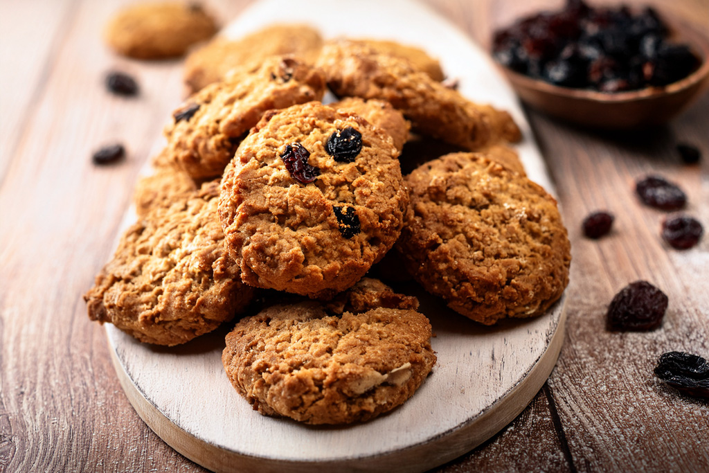 Oatmeal-Raisin-Cookies