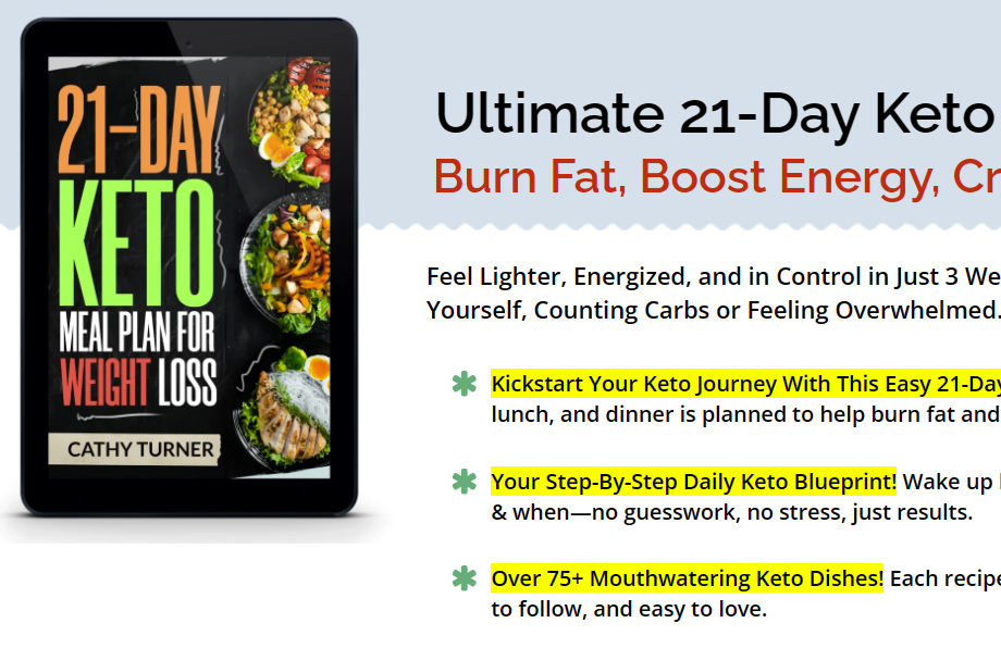 21-Day Keto Reset Review – Burn Fat Fast, Done-for-You Low Carb Meal Plan